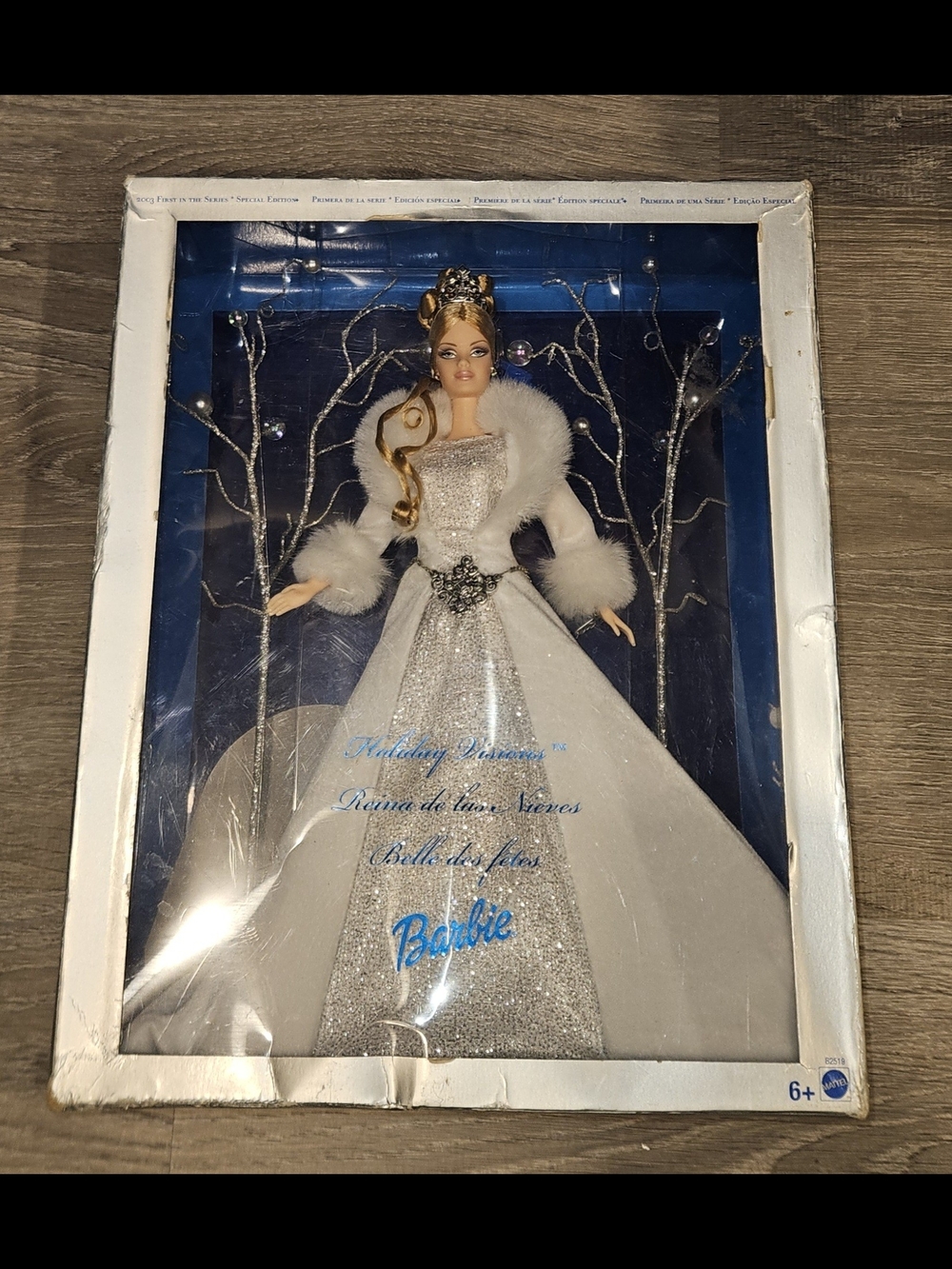 Barbie Winter Fantasy 2003 Holiday Visions Box Is Damaged